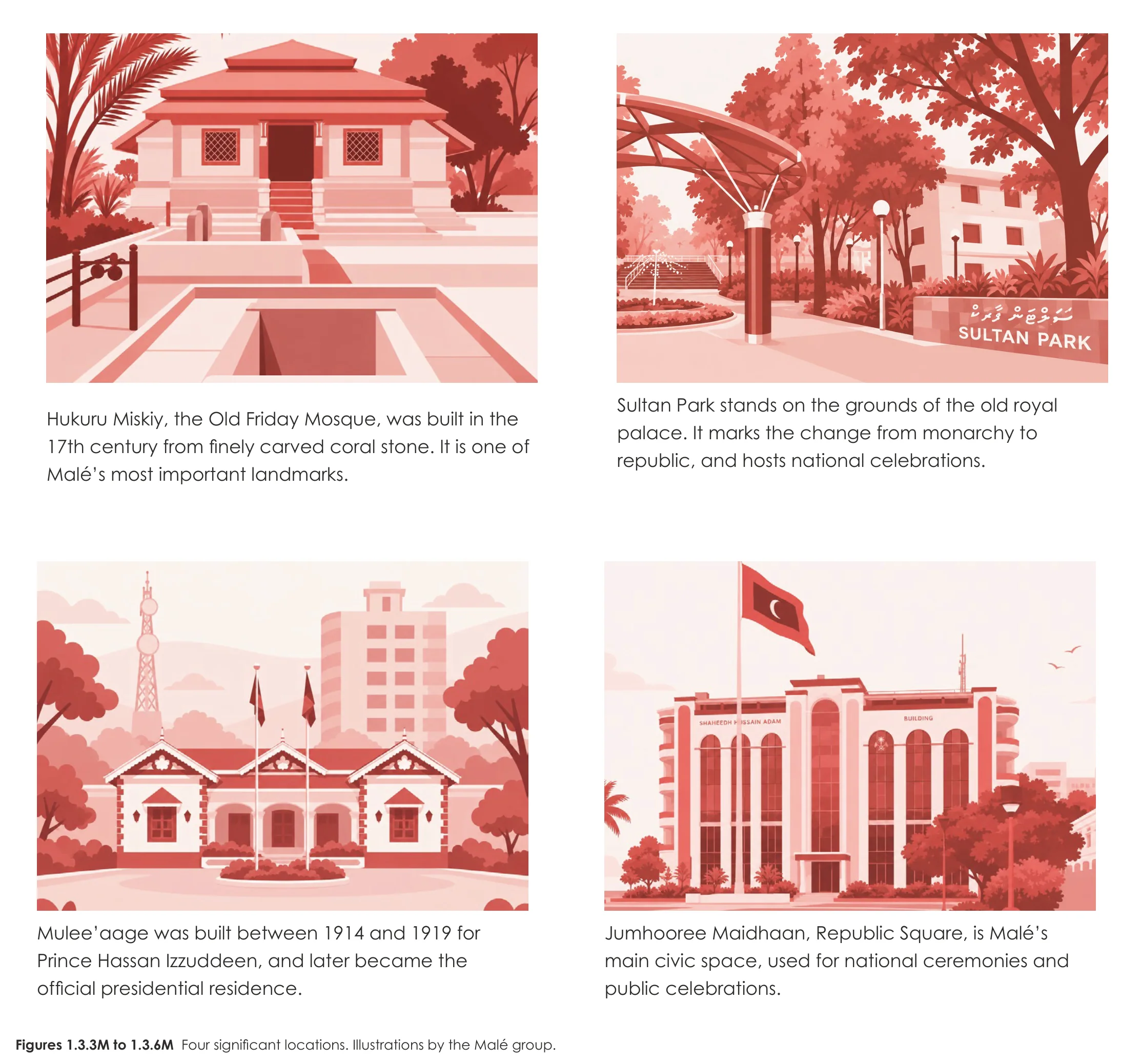 Page from the book: 1.3 History and culture, Malé. Its text is given below, under "Read this page as text".
