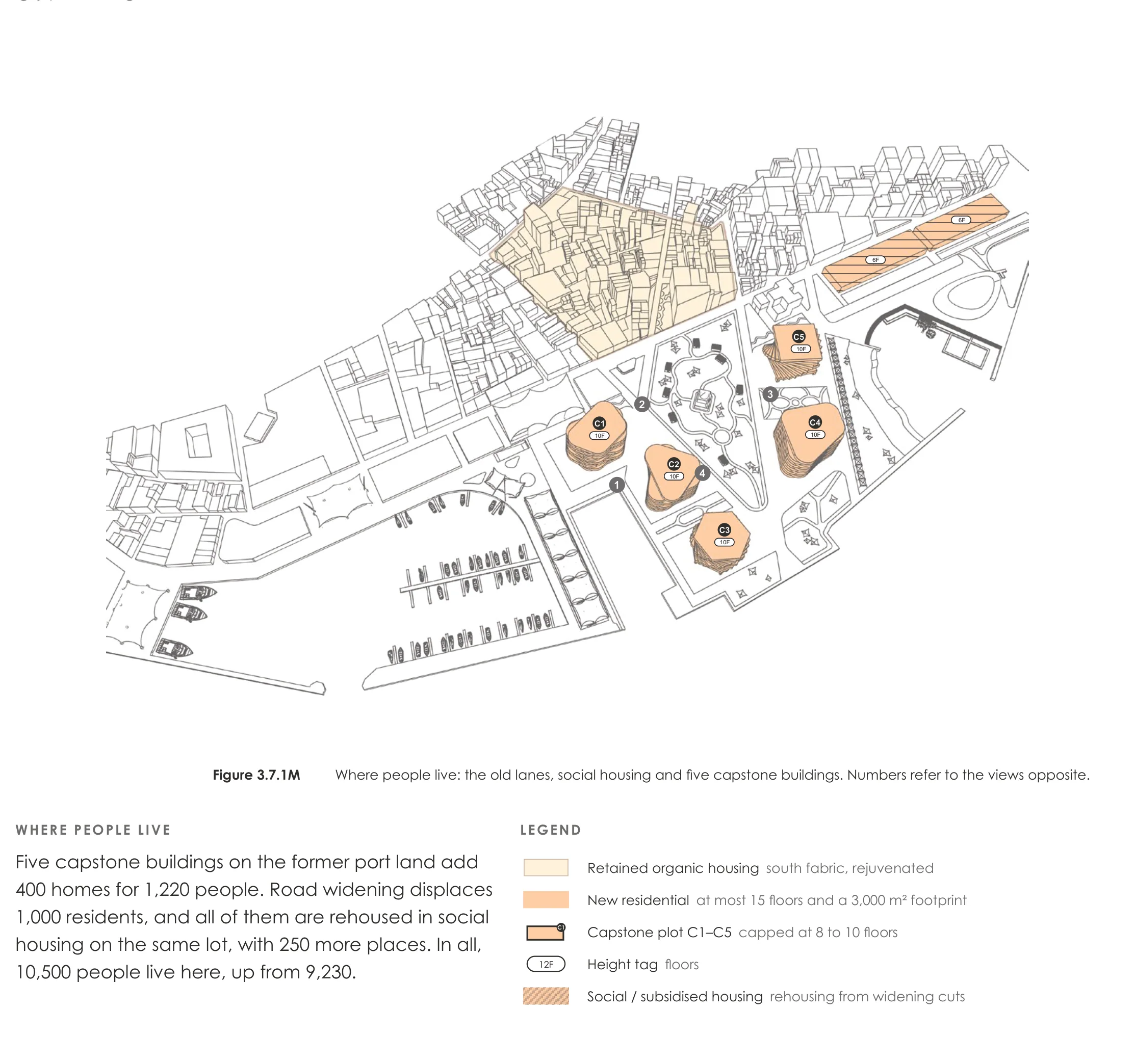 Page from the book: 3.7 Residential, Malé. Its text is given below, under "Read this page as text".